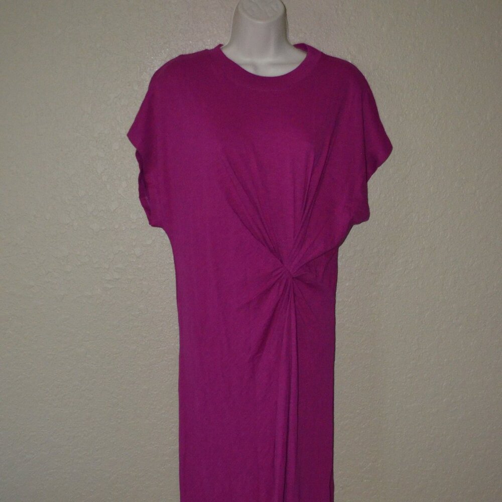 NWT $298 Apiece Apart Fuschia Volta Twist Maxi Dress - Picture 6 of 13